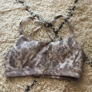 Zella Snake Print Sports Bra